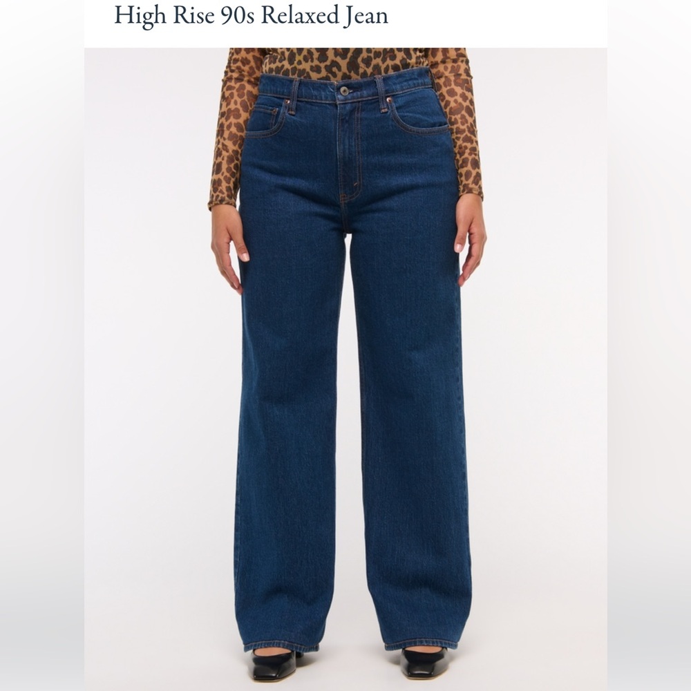 Abercrombie High Rise 90s Relaxed Jean